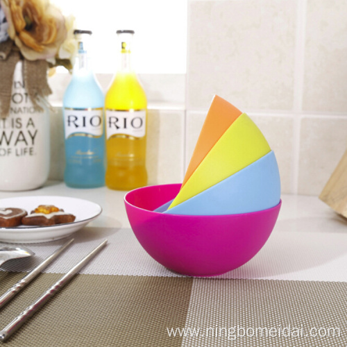 Best price colorful plastic breakfast salad bowl set